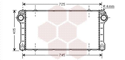 VAN WEZEL Интеркулер 53004565